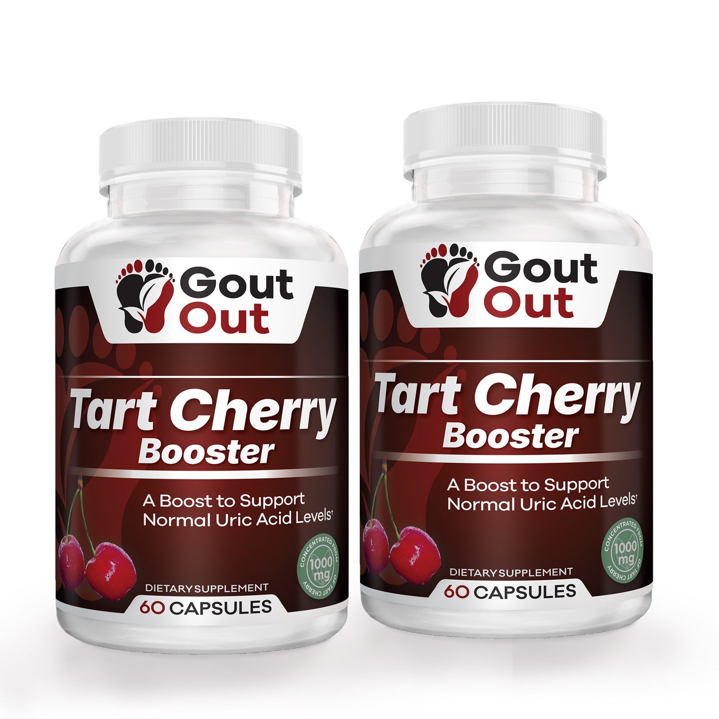 GoutOut® Tart Cherry Booster 60 Capsules