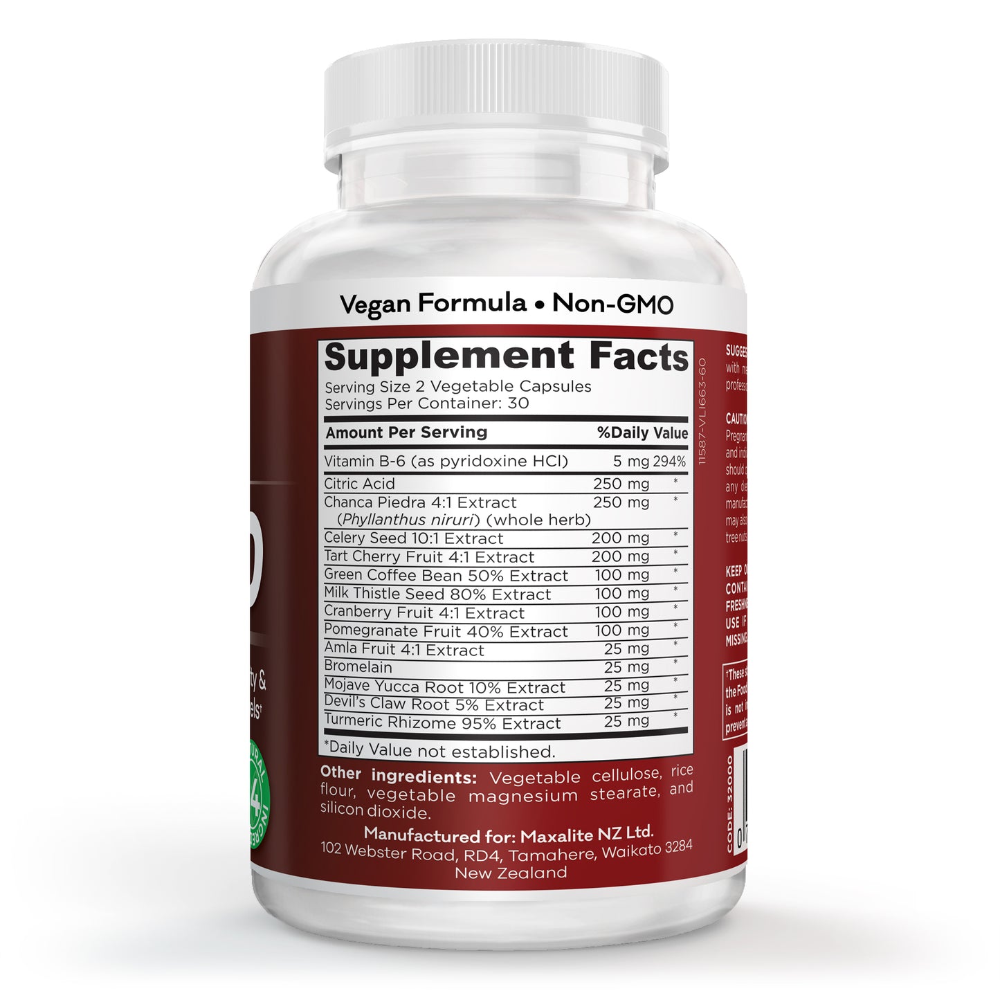Gout Out® UricAID® – Daily Uric Acid & Joint Support (60 Capsules)